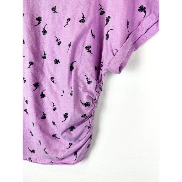 Gently Used Intimately Free People Lavender Twist-back Tee - Picture 2 of 7